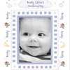 Photo Frames - Name Border: Boy Christening